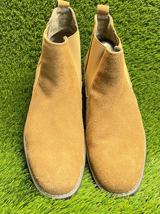 Bruno Marc Urban-06 Mens Size 12 Brown Classic Outdoor Suede Ankle Chelsea Boots main image 9